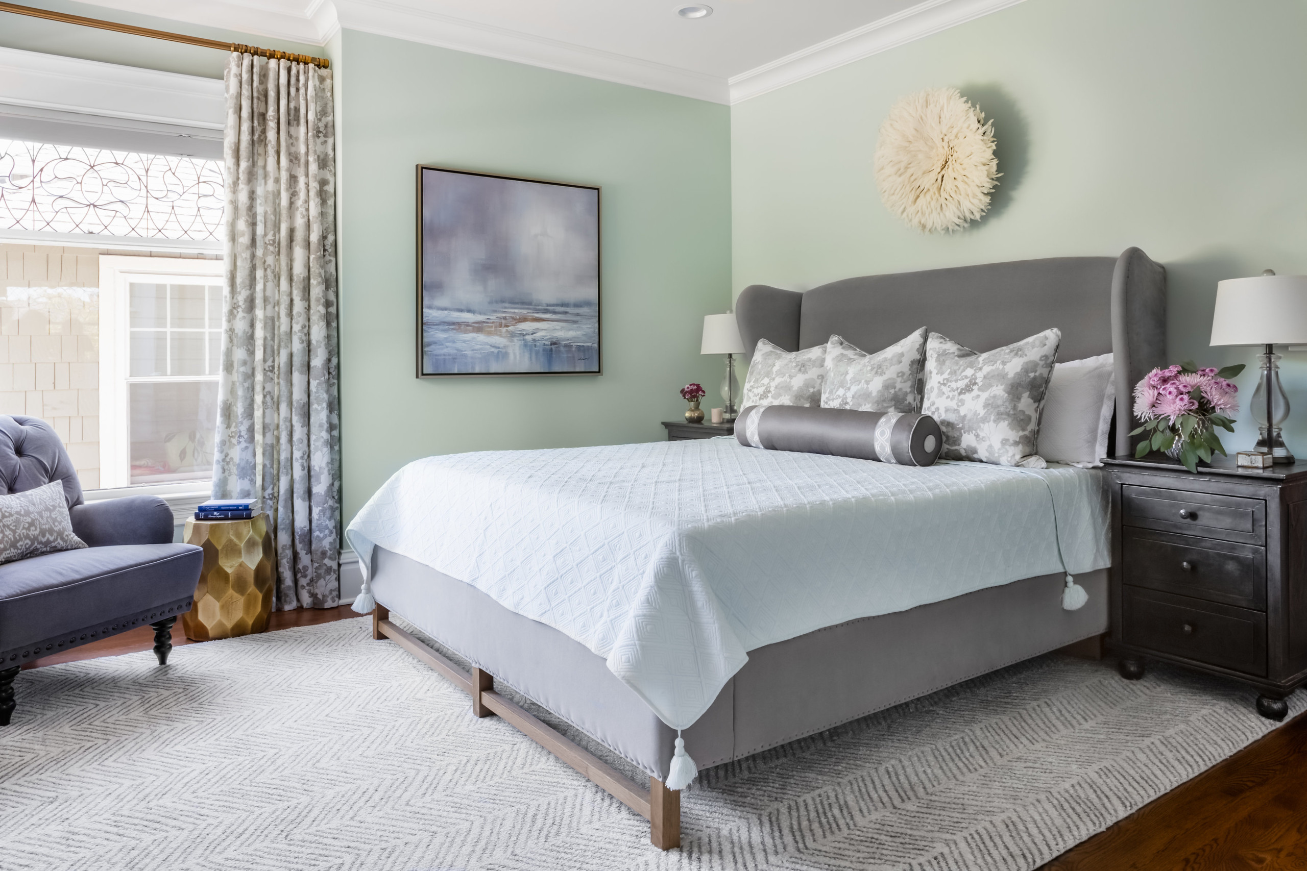 Second story addition bedroom - Capitol Hill Seattle Grande Dame